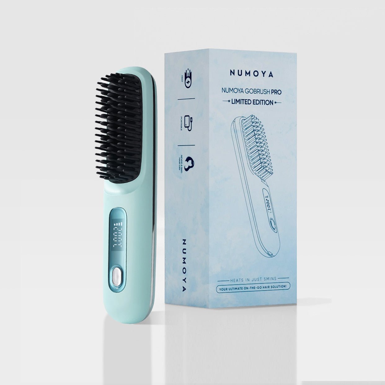 Portable Straightener Brush - GoBrush PRO